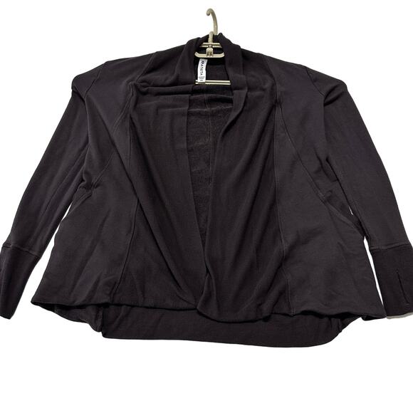 Athleta Sweaters - Athleta Cardigan Top Womens XS Purple Open Front Modal Blend Athleisure Casual